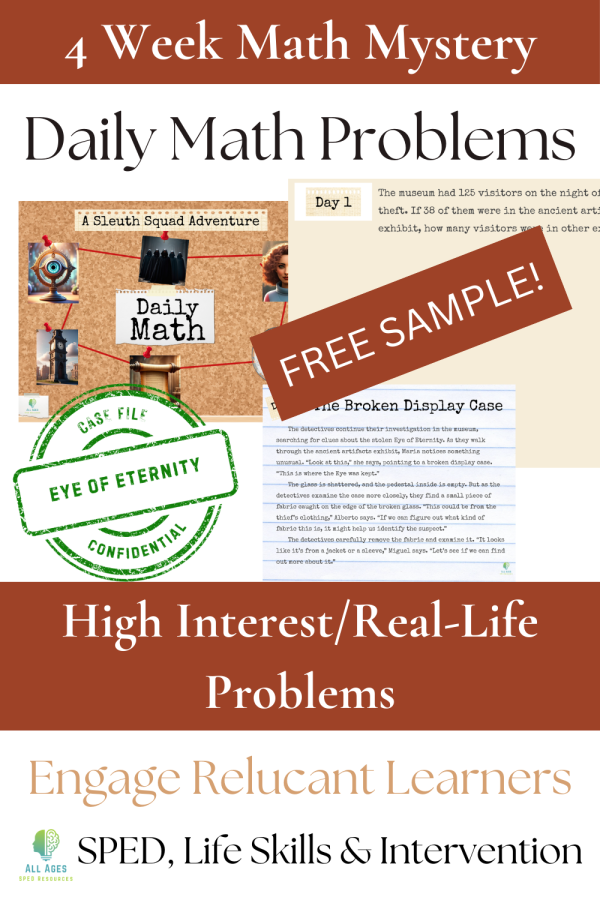High Interest Math Activities FREE Math Mystery Sample: High-Interest Real-World Problems | Made By ...