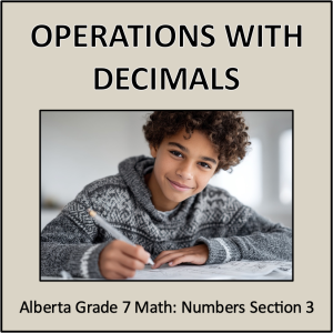Operations With Decimals - Alberta Grade 7 Math