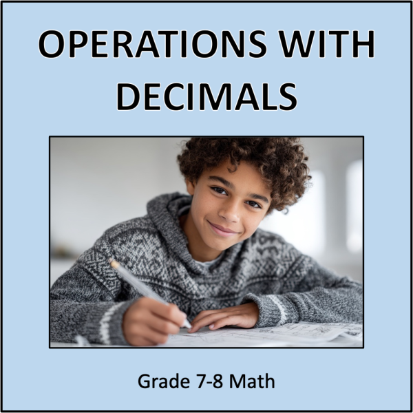 Operations With Decimals - Grade 7-8 Math - Made By Teachers