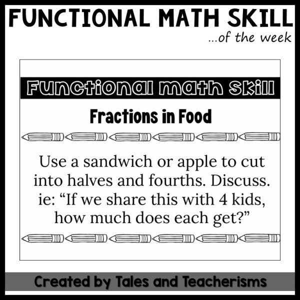 Functional Math Problems Activities Functional Math Skill of the Week for Elementary Students - Made By ...