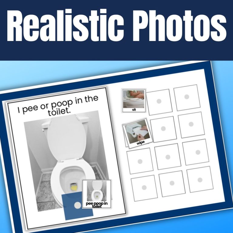 Toilet Training Adapted Book Autism Life Skills Potty Training Editable ...