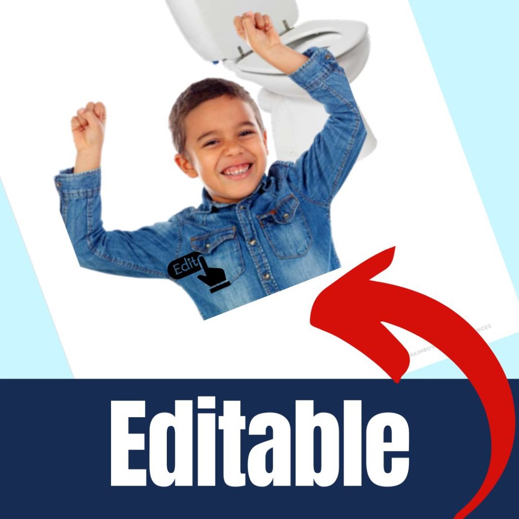 Editable Toilet Training Social Story for School and Home "I Use the ...
