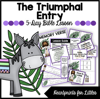 Easter Bible Lesson and Activities | The Triumphal Entry | Palm Sunday