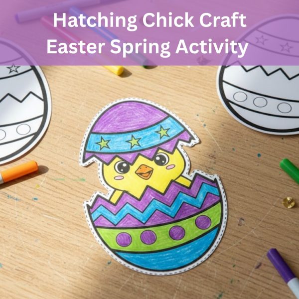 Hatching Chick Craft for Easter & Spring | Preschool and Kindergarten ...