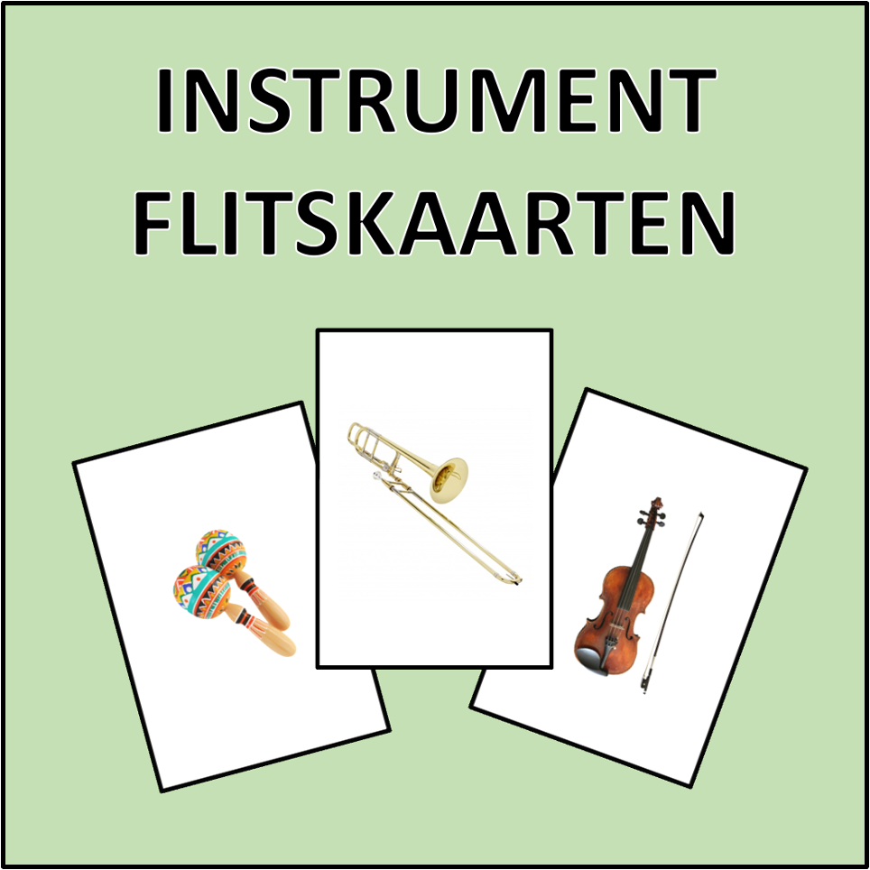 Instrumentflitskaarten - een muziekactiviteit