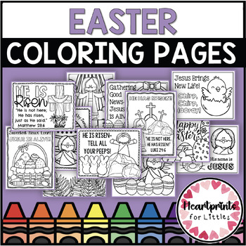 Christian Easter Coloring Pages for Kids | Sunday School Bible Coloring Sheets
