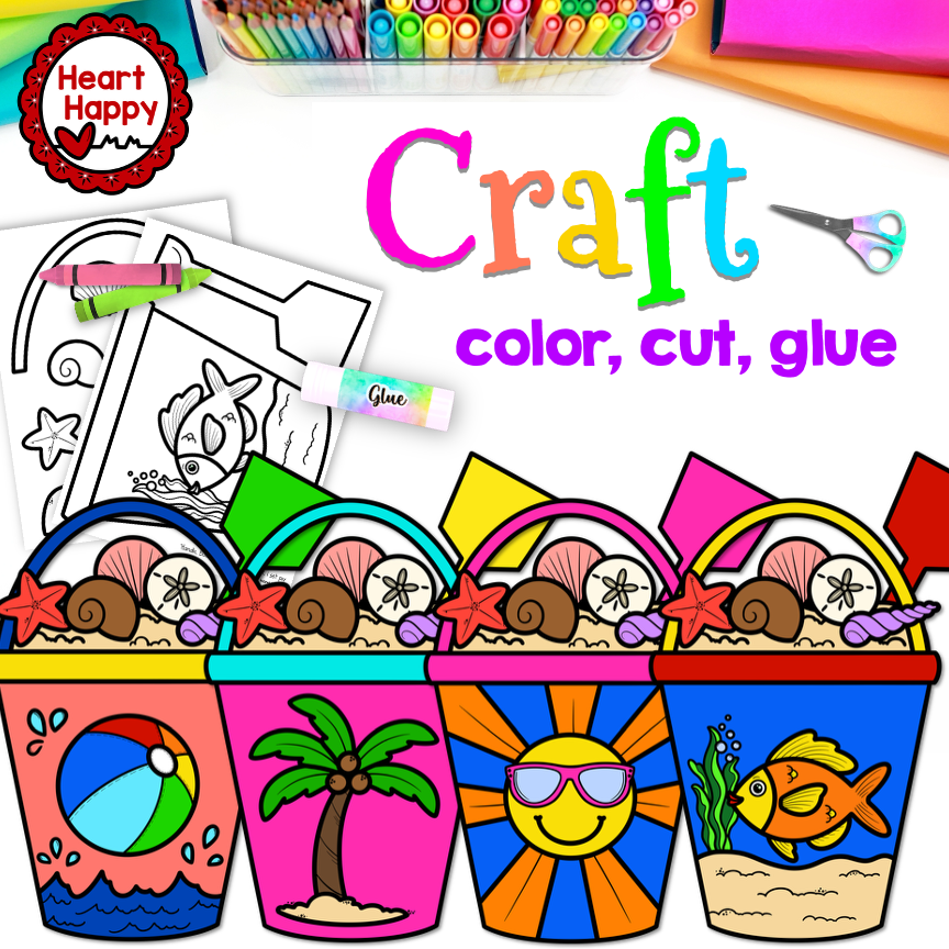 Beach Bucket Craft | Summer Craft