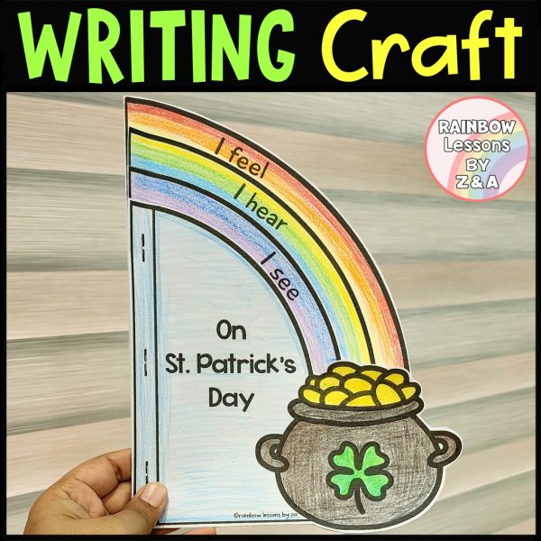 St Patricks Day Writing Craft | Rainbow Pot of Gold Craft | Writing ...