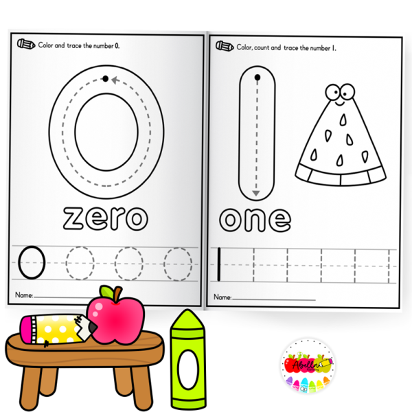 Preschool Numbers 1 to 10 Writing Practice | Kindergarten Morning Work ...