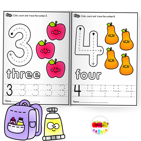 Preschool Numbers 1 to 10 Writing Practice | Kindergarten Morning Work ...