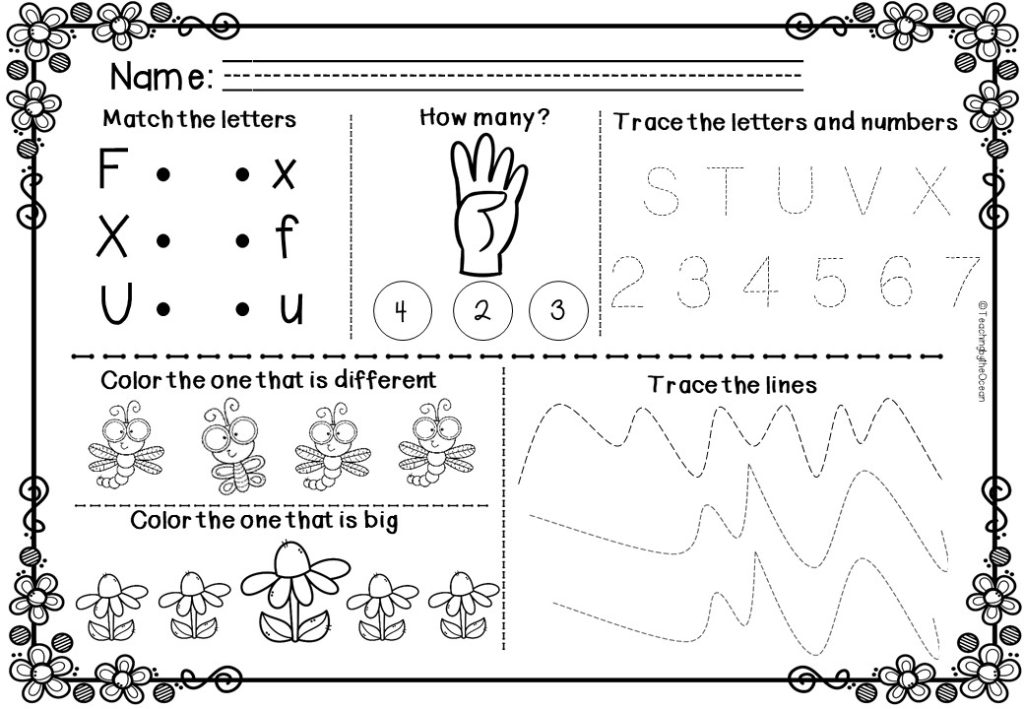 Kindergarten & Special Education Morning Work – Structured Practice ...
