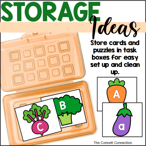 Vegetable Alphabet and Number Flash Cards and Puzzles | Made By Teachers