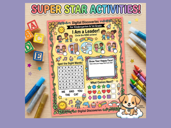 30 pages – Color, Count, Leadership, and Self-Regulation Worksheets ...