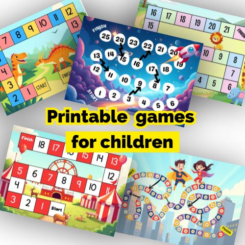 Printable Board Games for Kids | Fun Classroom & Home Learning Activities