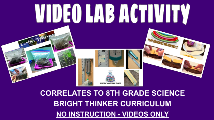 8th Grade Science Lab Activities - Videos Only (Bright Thinker)