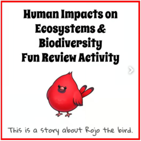 Human Impacts on Ecosystems & Biodiversity Fun Review Google Slides Activity
