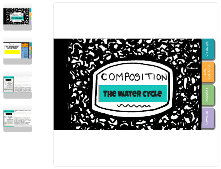 The Water Cycle Interactive Notebook Google Slides Activity