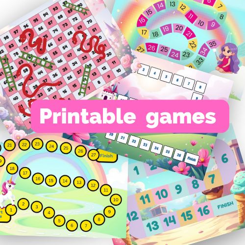 Fun Printable Games for Kindergarten