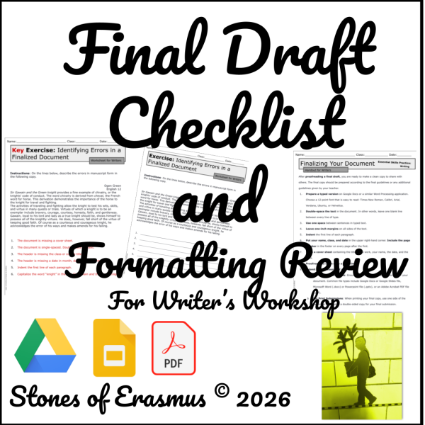Final Draft Tutorial Pdf Final Draft Checklist and Formatting Review for High School ELA ...