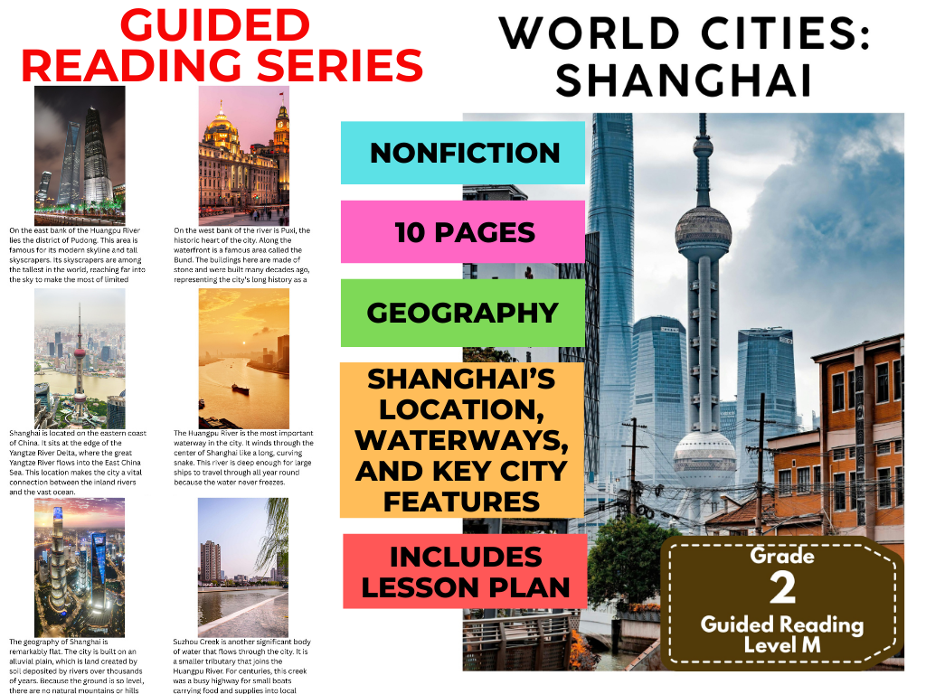 Guided Reading Level M - Shanghai (with Lesson Plan)