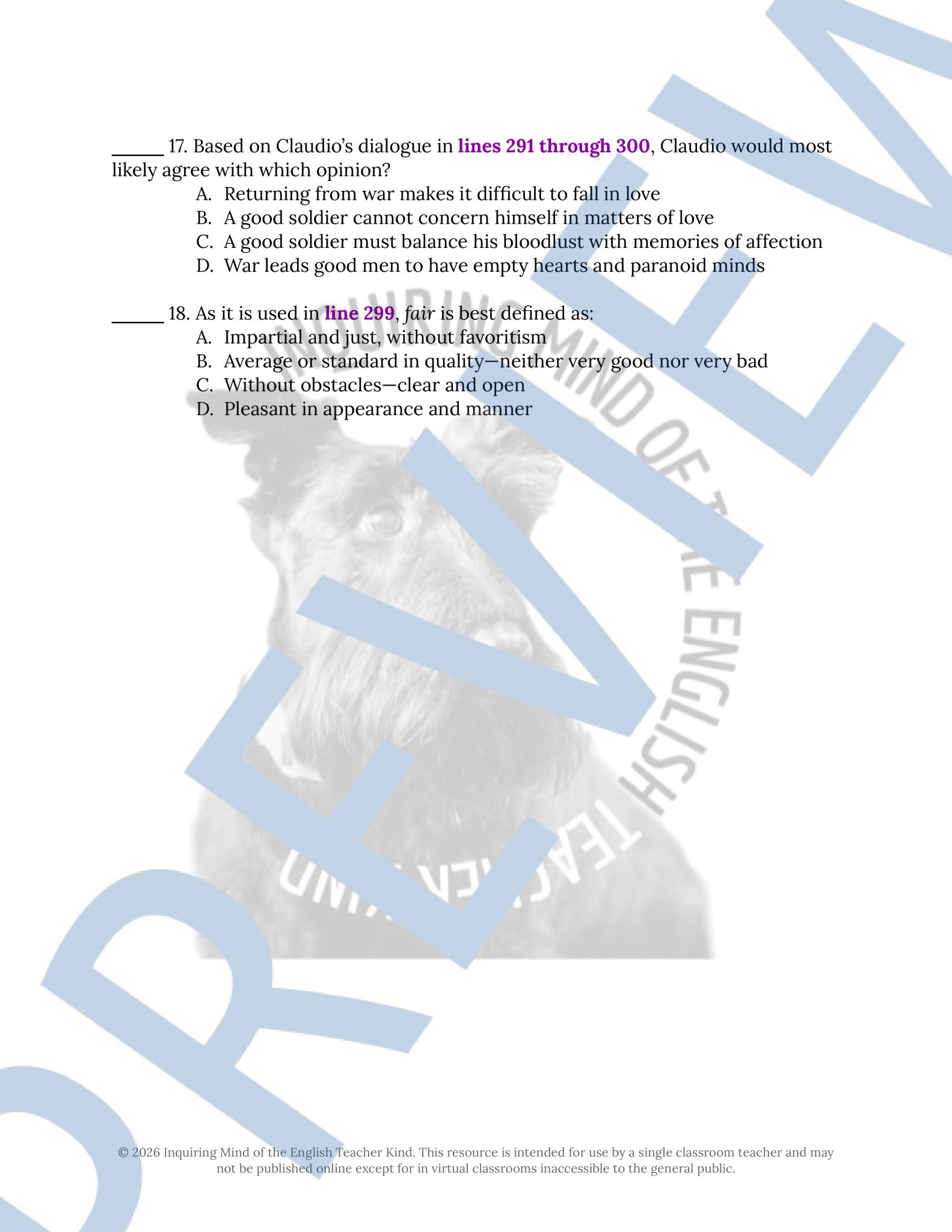 Much Ado About Nothing Close Reading Analysis Worksheets Bundle - Made ...