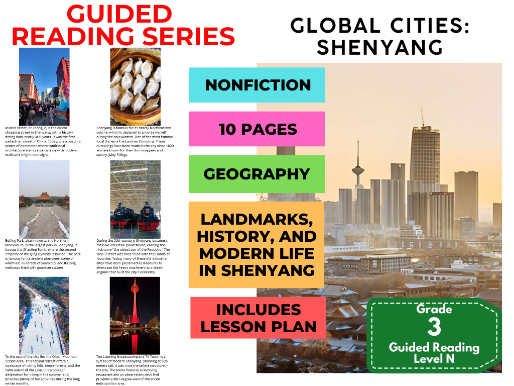Guided Reading Level N - Shenyang (with Lesson Plan)