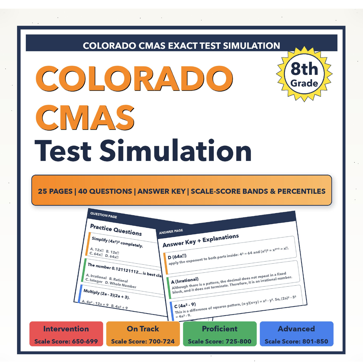 [Grade 7] Florida FAST Math Test Simulation | All 4 Levels (PM3 Score ...