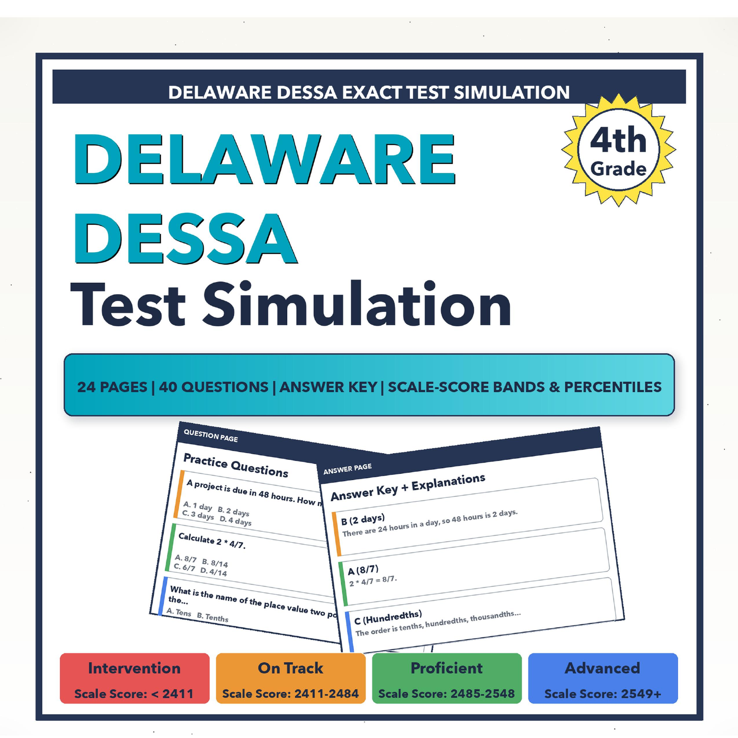 Grade 4 DESSA Math | Made By Teachers