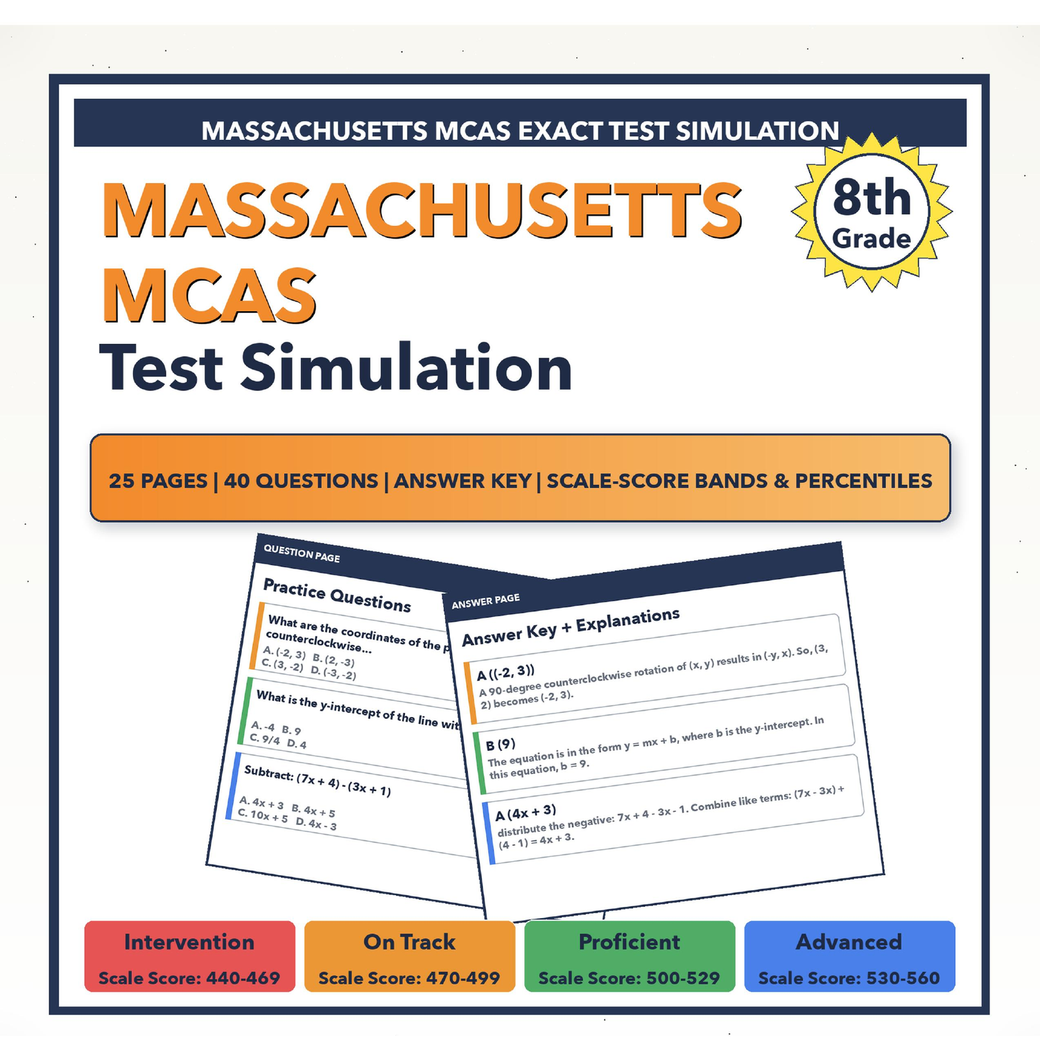 MCAS Practice Test | Made By Teachers