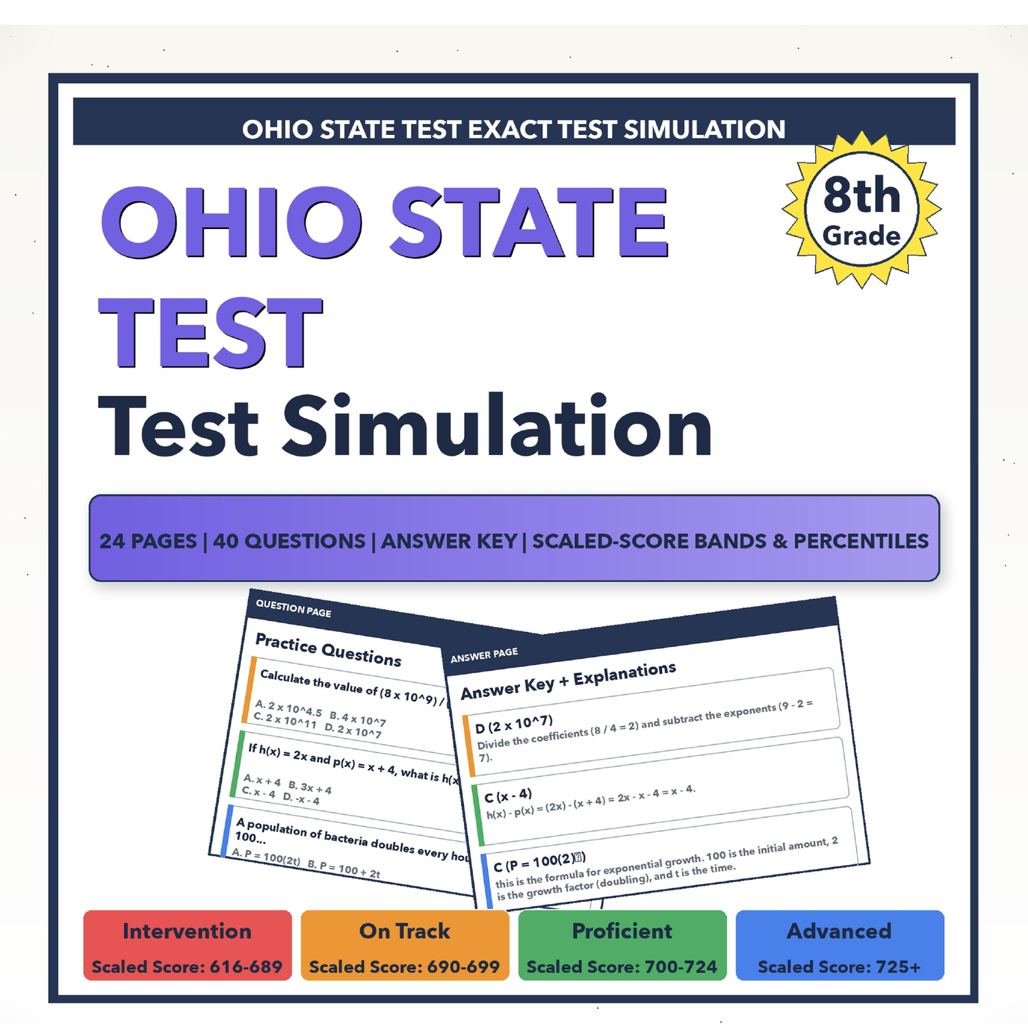 [Grade 1] i-Ready Diagnostic Math Test Simulation | All 4 Levels (359 ...