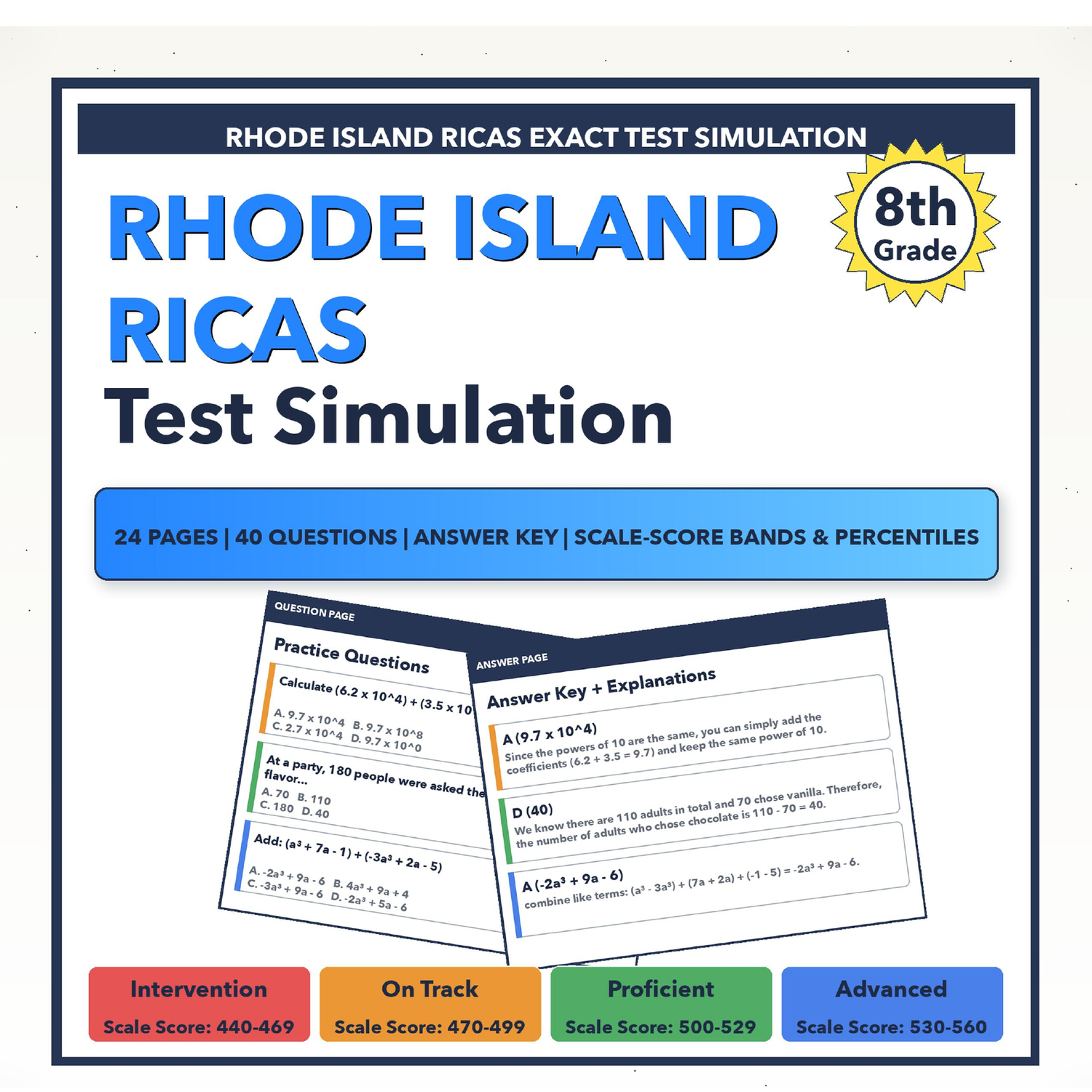 Ri Math Operator RI Math Test | Made By Teachers