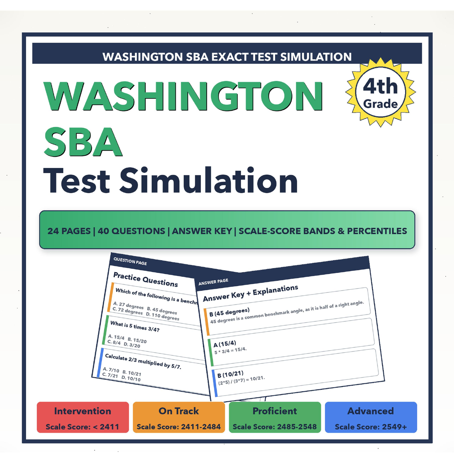 [Grade 6] Florida FAST Math Test Simulation | All 4 Levels (PM3 Score ...