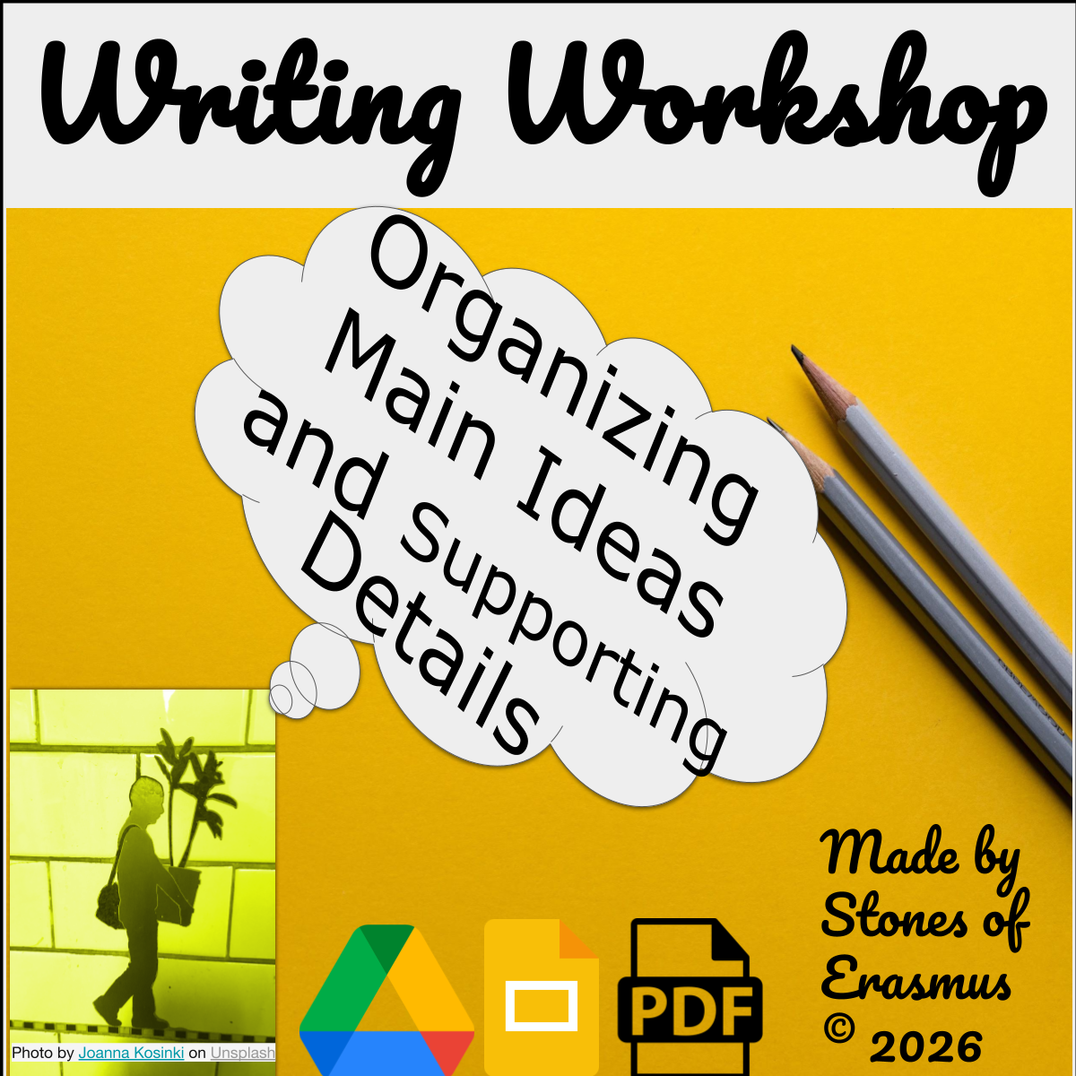 Organizing Main Ideas & Details | Writing Skills Practice Workshop 8-10 ELA