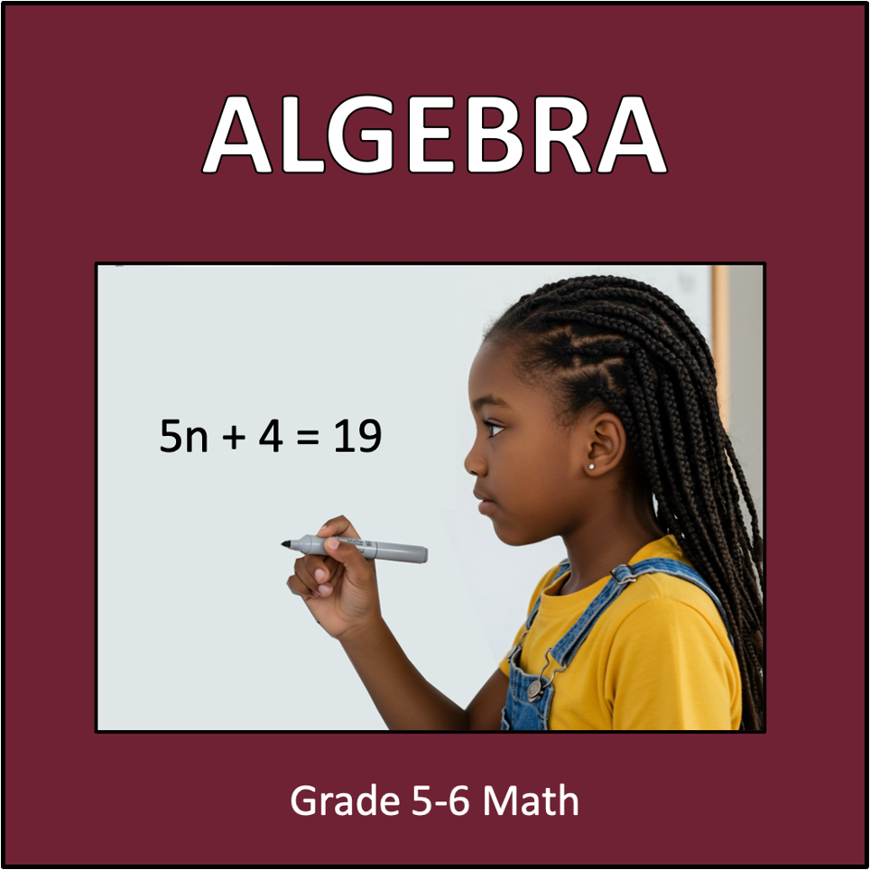 Algebra - Grade 5-6 Math