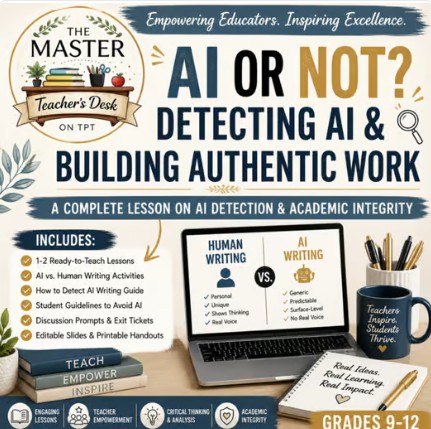 Detecting AI & Building Authentic Student Work/Research/Life Skills/SEL