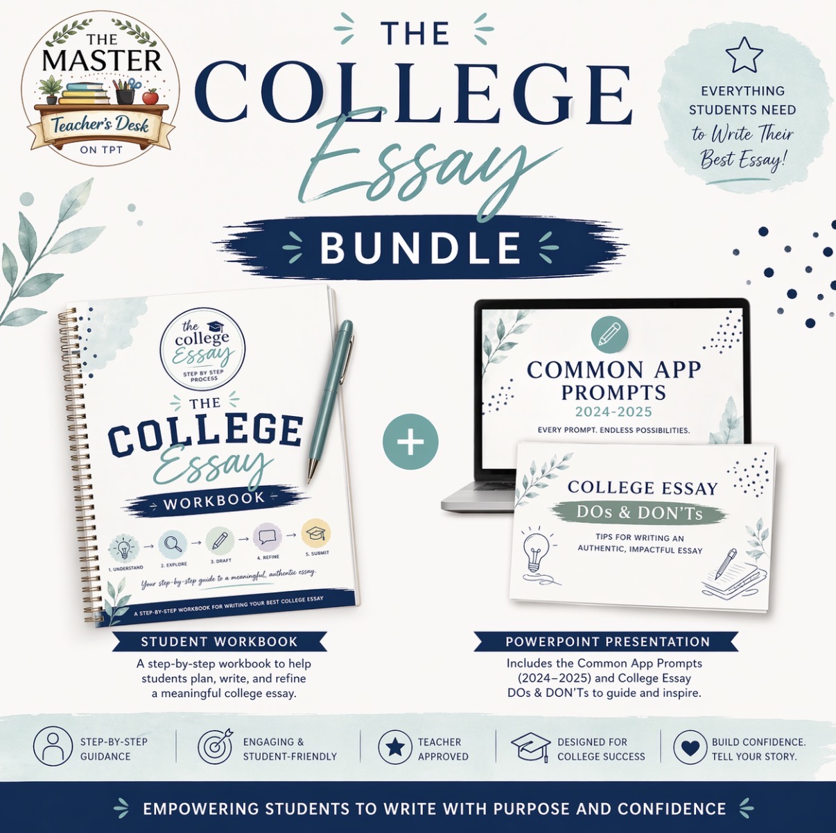 College Essay Do’s & Don’ts + Workbook BUNDLE