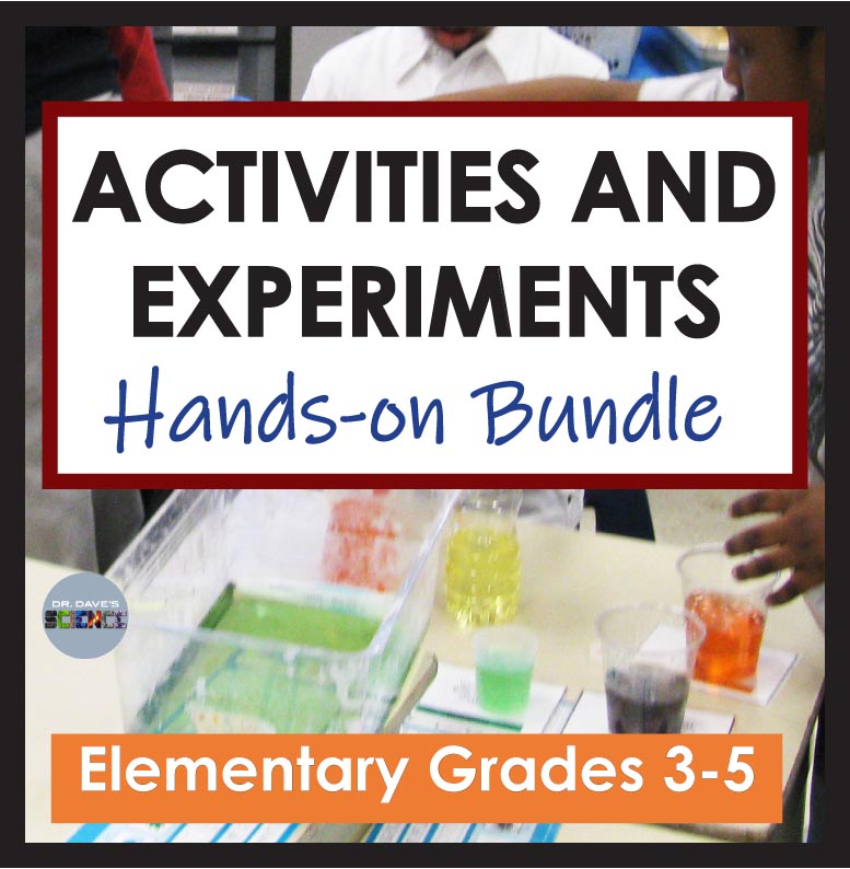 Science Activities Experiments Bundle, Elementary Fun Summer Science Kids