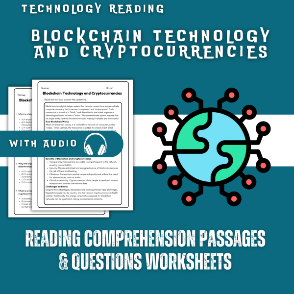 Blockchain Technology and Cryptocurrencies Reading Comprehension ...