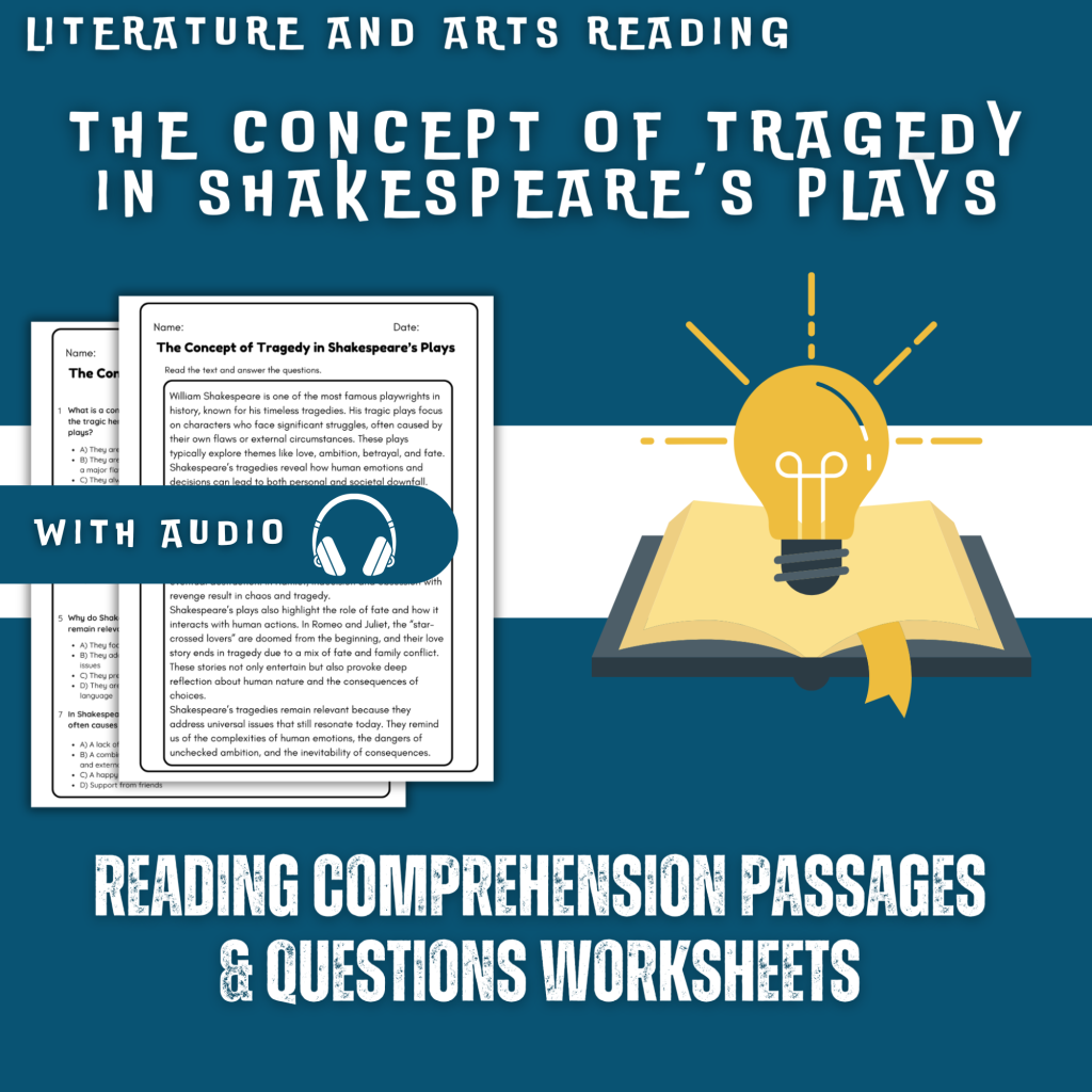 The Concept of Tragedy in Shakespeare’s Plays Reading Comprehension ...