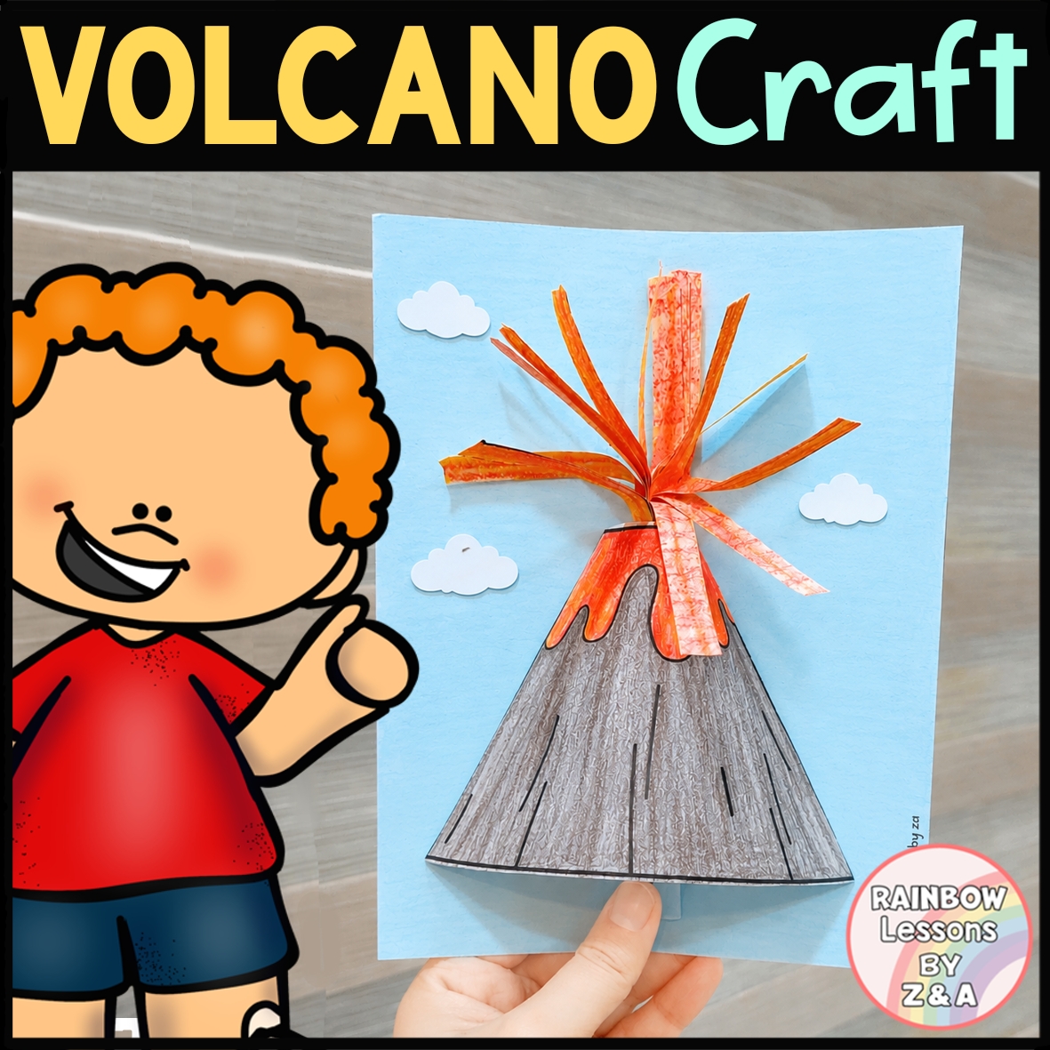 Volcano Craft | Volcano Worksheets | Volcano Activities | Reading Comprehension