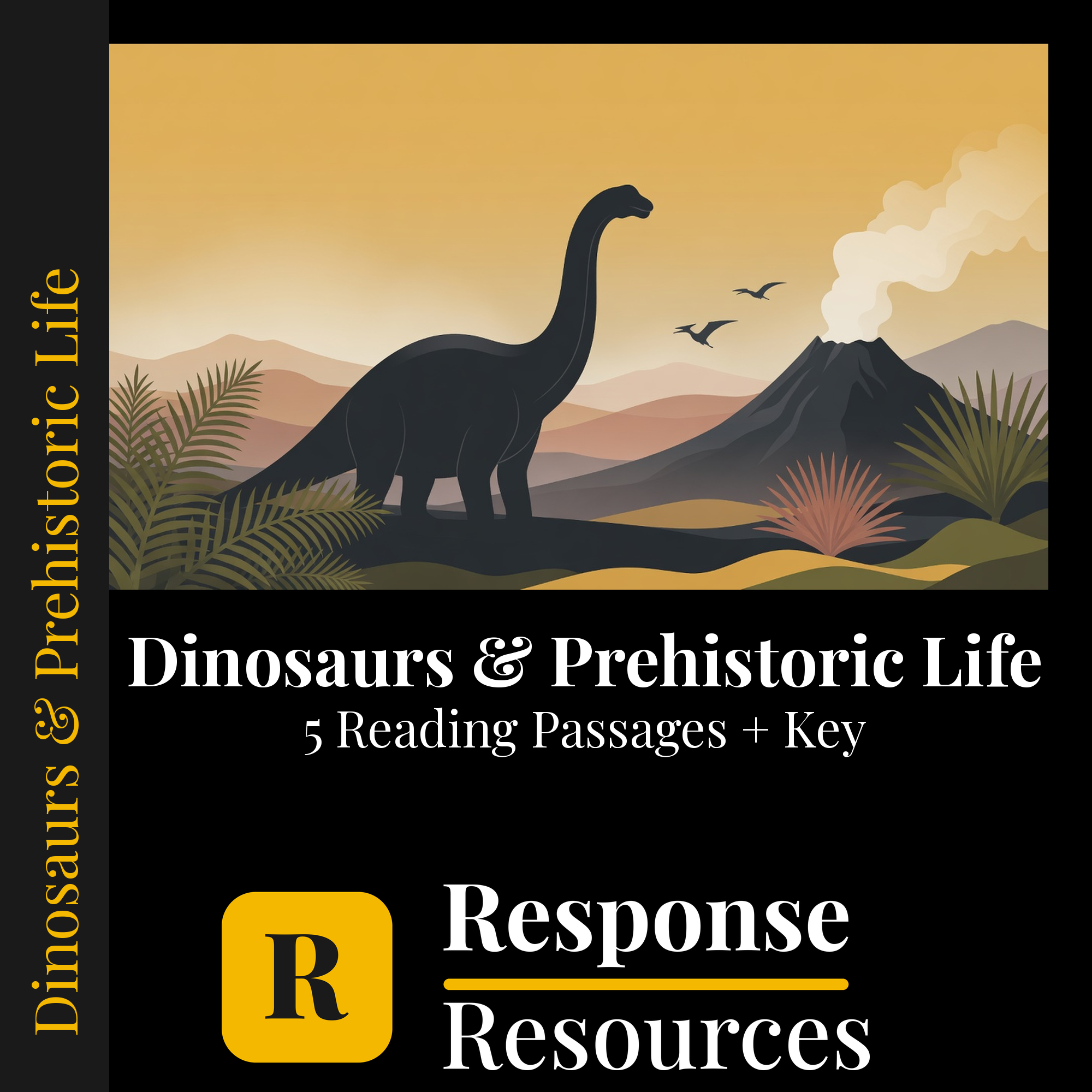 Dinosaurs & Prehistoric Life Reading Passages - 5 Texts + Questions
