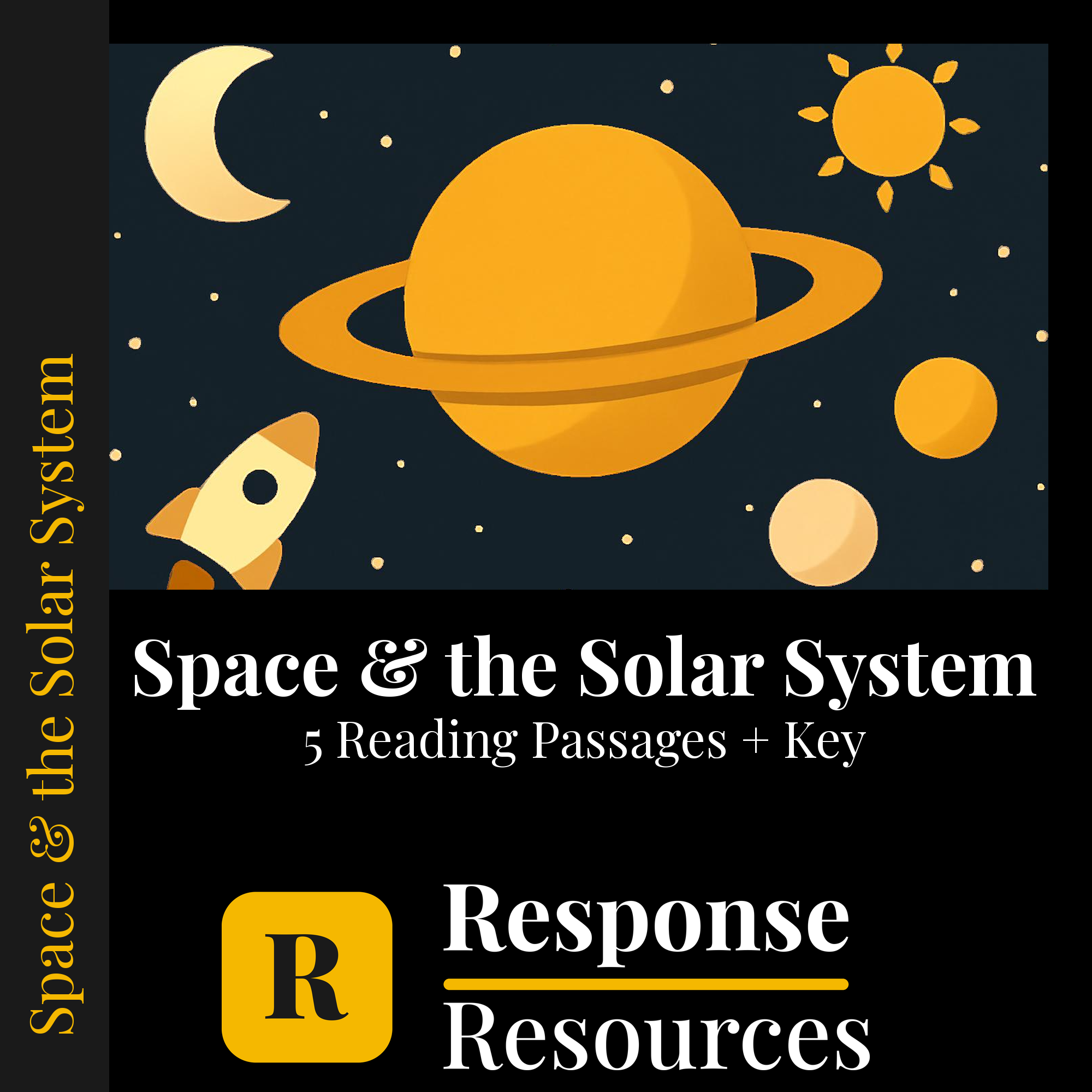 Space & the Solar System Reading Passages - 5 Texts + Questions