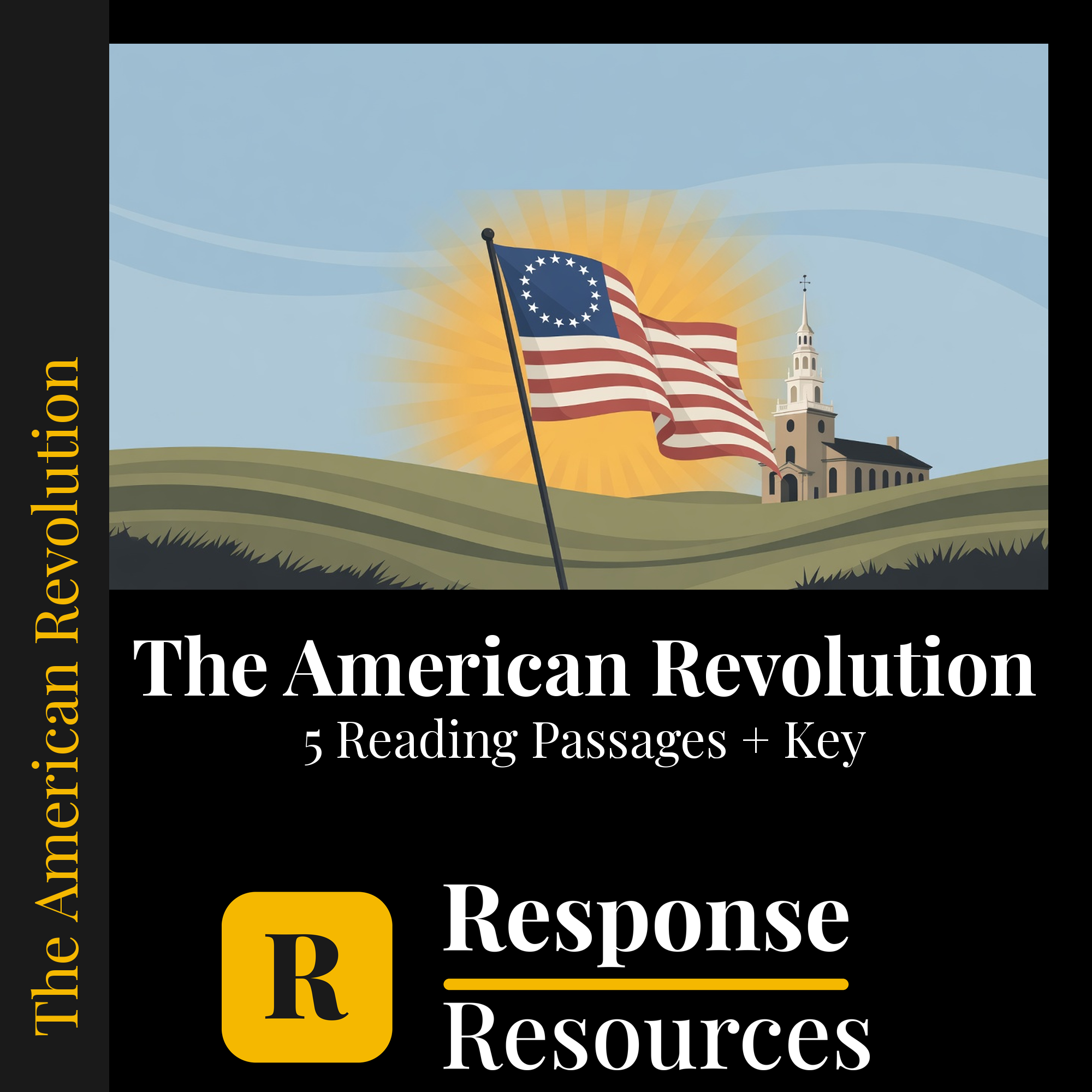 American Revolution Reading Passages - 5 Texts + Questions & Key
